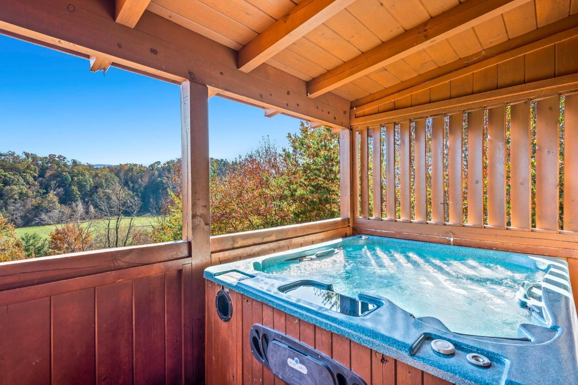 Bearfoot Pines - True Log Cabin - Wi-Fi, Hot Tub, Fishing, Deck With Views! - Mins To Pf 세비어빌 외부 사진